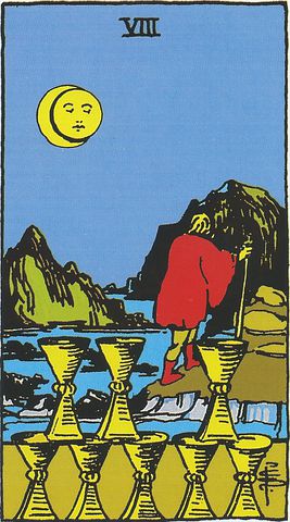 eight of cups tarot card