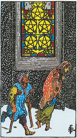 five of pentacles