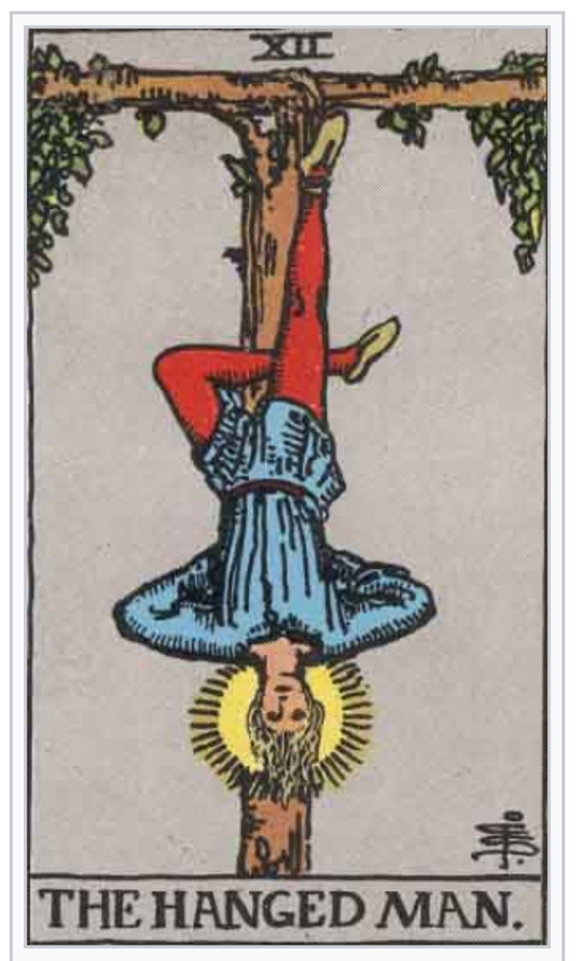 hanged man tarot card