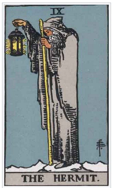 hermit tarot card