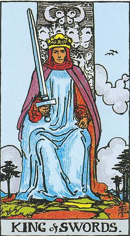 king of swords tarot card