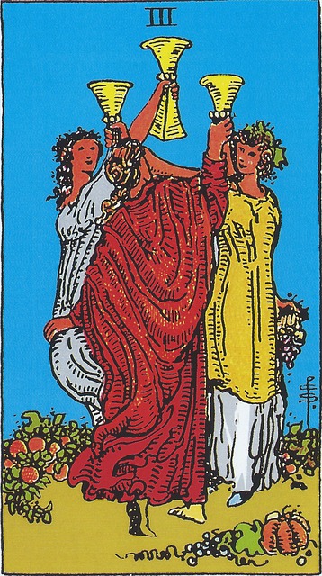 three of cups