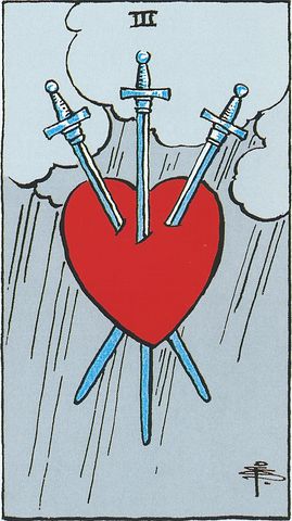 three of swords